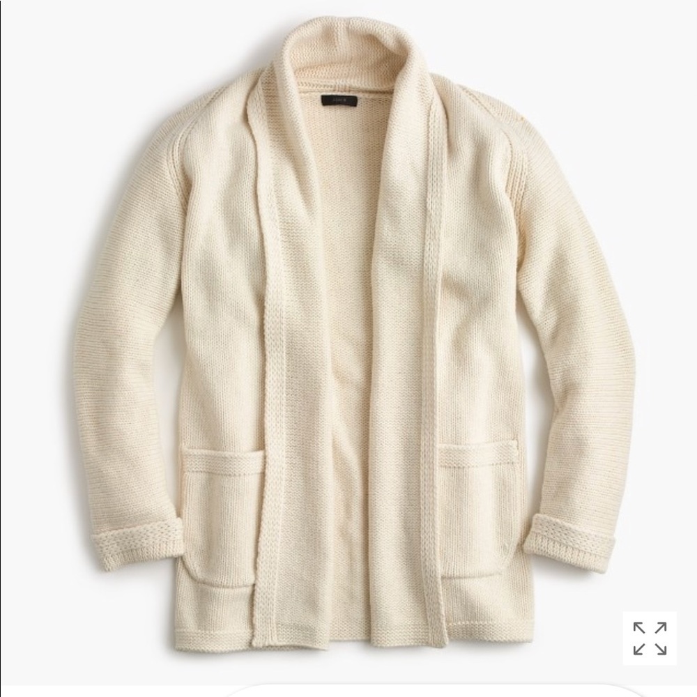 J.Crew Long open cardigan sweater